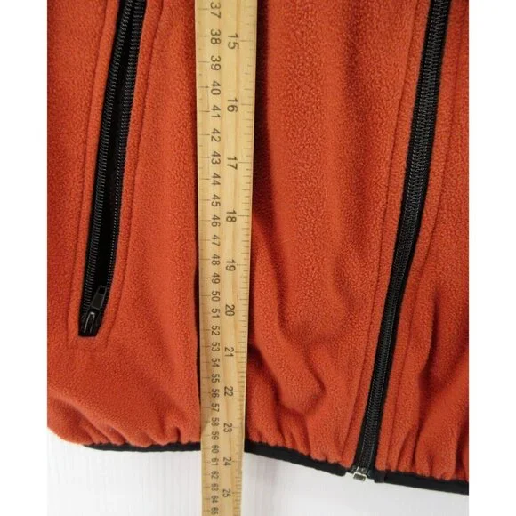 VINTAGE Jansport Vest Small Fleece Jacket Coat Full Zip Windbreaker - Picture 3 of 8